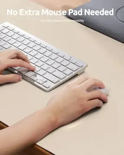 YSAGi Charm Desk Pad Protector, Ofis uchun stol yuzasi, Katta sichqoncha yostig'i, Sirpanmaydigan PU teri stol qoplamasi, Ofis va uy uchun suv o'tkazmaydigan noutbuk stolining yozuv yostig'i (23.6