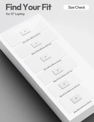 YSAGi Leather Desk Protector, Office Mat, Large Mouse Mat, Non-Slip PU Leather Blotter, Laptop Desk Mat, Waterproof Writing Pad for Office and Home(White, 63