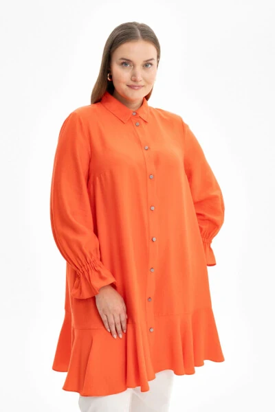 Yubka uchli volanli tunika - 4