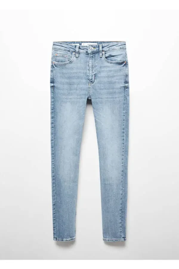 Yüksek bel skinny jean - 3
