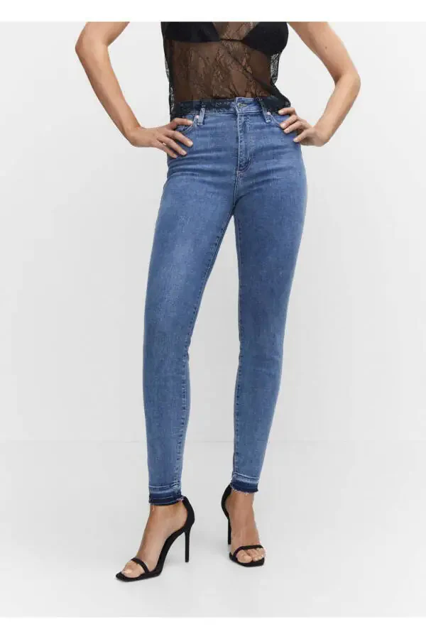 Yüksek Bel Skinny Jean - 1