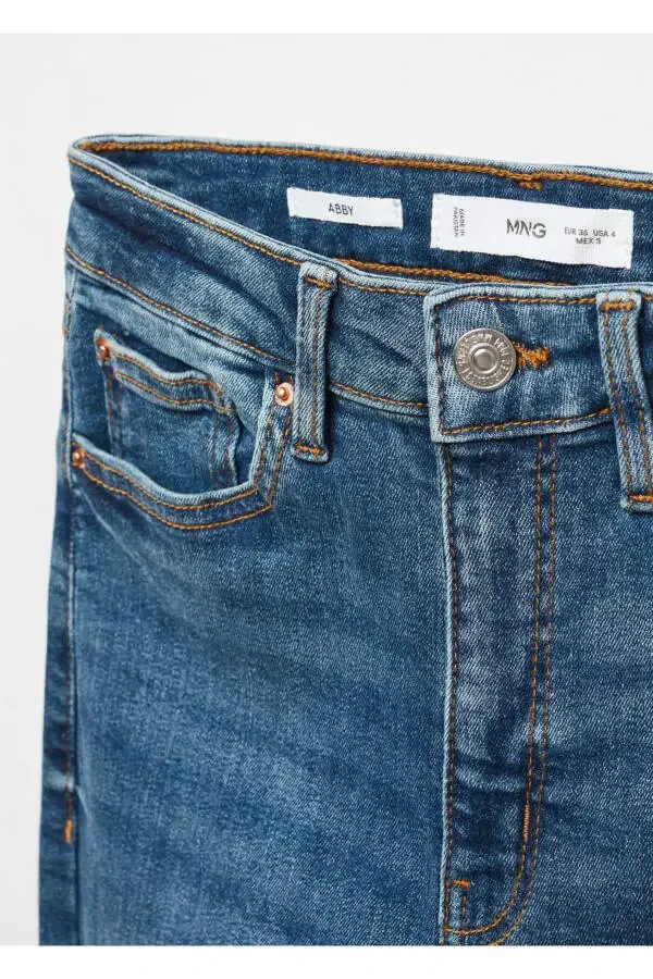 Yüksek bel skinny jean - 6