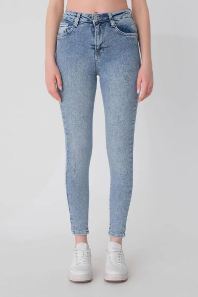 Yüksek Bel Skinny Jean Pantolon Pn6578-pnp - ADDAX (1)