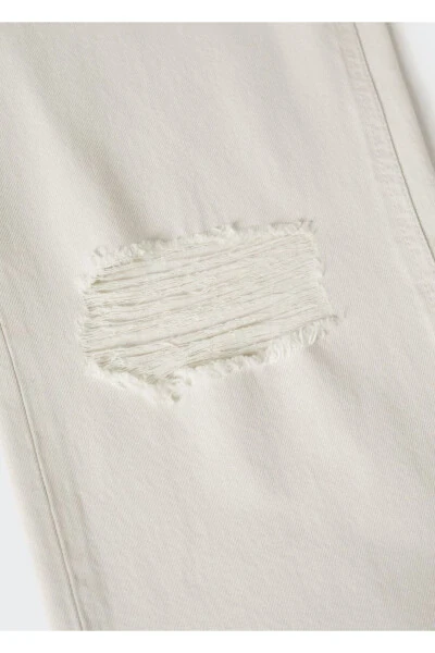 Yüksek Belli Wideleg Jean-Buz Grisi - 5