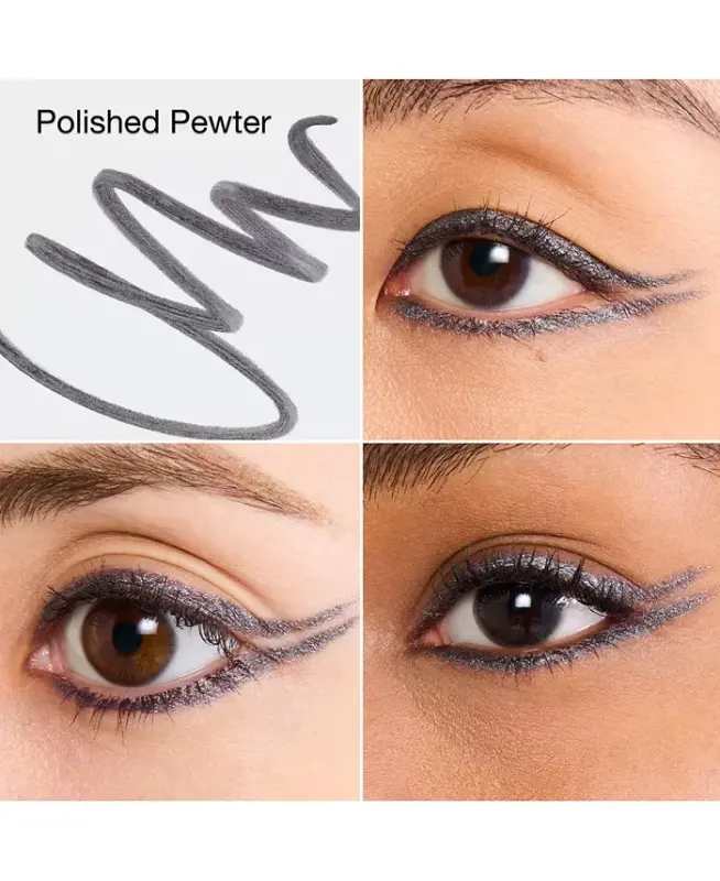 High Impact Gel Tech Eyeliner, 0.01 oz.-Polished Pewter - 4