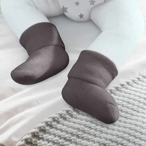 Rising Star Baby Socks for Boys & Girls - Newborn to 12 Months - Thick Cotton Terry Cuff Socks - 3