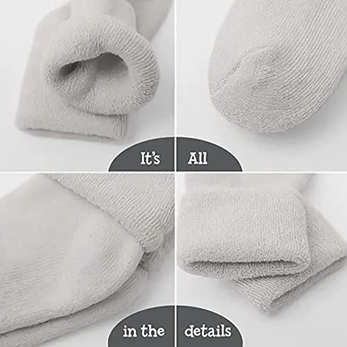 Rising Star Baby Socks for Boys & Girls - Newborn to 12 Months - Thick Cotton Terry Cuff Socks - 4