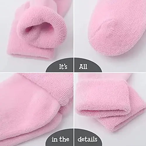 Rising Star Baby Socks for Boys & Girls - Newborn to 12 Months - Thick Cotton Terry Cuff Socks - 4