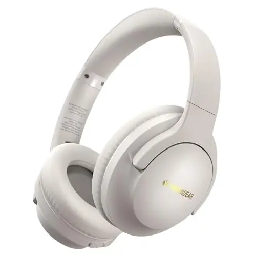 YUMONDEAR Bluetooth Headphones Over Ear, 80 Hrs Playtime Wireless Headphones with ENC Mic, Deep Bass EQ, Foldable Comfort for Travel, Gym & Commuting, Stocking Stuffers - 2