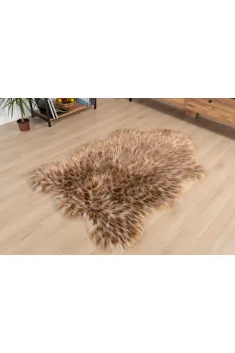 Yumoş Post Kesim Puffy Leopar Desen - Kahverengi - 3