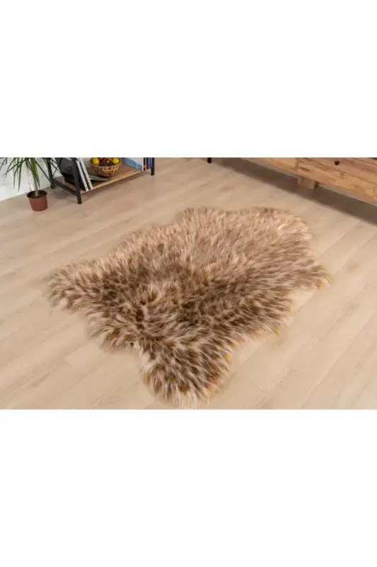 Yumoş Post Kesim Puffy Leopar Desen-Kahverengi - 2