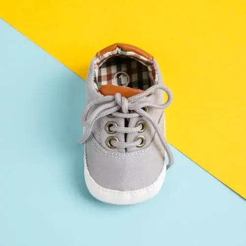 Morbido Infant Baby Boys Girls Canvas Sneaker Toddler Slip On Anti Skid Newborn First Walkers Candy Shoes for 0-18 Months - 6