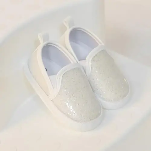 Morbido Infant Baby Boys Girls Canvas Sneaker Toddler Slip On Anti Skid Newborn First Walkers Candy Shoes for 0-18 Months - 5