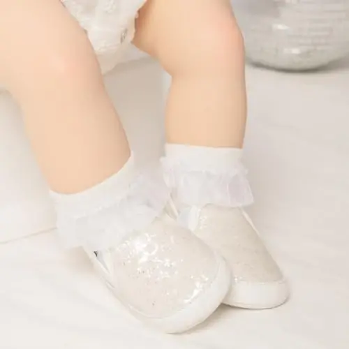 Morbido Infant Baby Boys Girls Canvas Sneaker Toddler Slip On Anti Skid Newborn First Walkers Candy Shoes for 0-18 Months - INFANT (1)