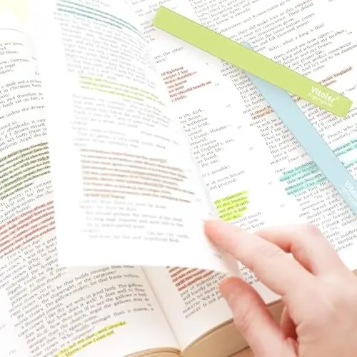 Vitoler Bible Highlighters with Soft Chisel Tip,10Pcs,Aesthetic No Bleed Dry Fast Easy to Hold, Bible Highlighters,Cute Highlighter for School Office Supplies - 6