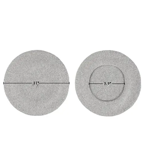 Wool Beret Hat French Beret Cap Winter Artist Painter Hat Solid Color for Women - 5