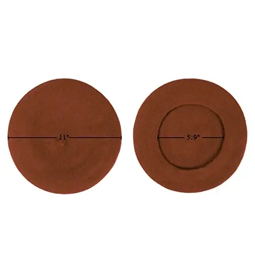 Wool Beret Hat French Beret Cap Winter Artist Painter Hat Solid Color for Women - 6