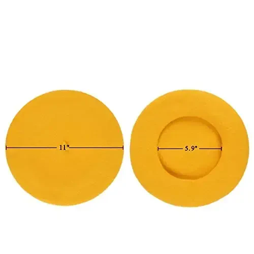 Wool Beret Hat French Beret Cap Winter Artist Painter Hat Solid Color for Women - 5