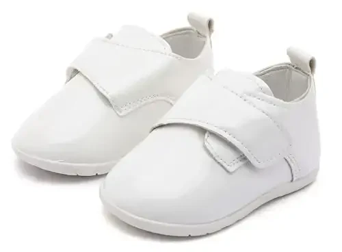 Greceen Infant Baby Boys Girls Leather Loafers Comfort Oxford Dress Wedding Shoes First Walker Outdoor Shoes Crib Shoes - 5