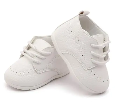 Greceen Infant Baby Boys Girls Leather Loafers Comfort Oxford Dress Wedding Shoes First Walker Outdoor Shoes Crib Shoes - 5