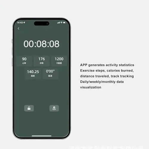 Yunseity Smart Ring Health, IP68 Uyqu sifatini monitoring qilish Fitness Smart Ring, Keramika Zanglamaydigan Sehrli Taqiladigan Qurilma iOS va Android uchun Universal Ring - 6