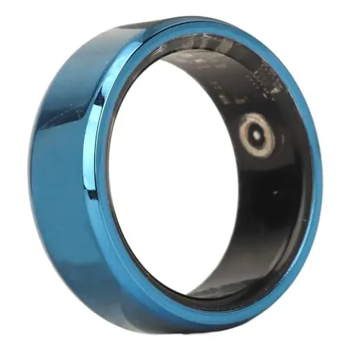 Yunseity Smart Ring Health, IP68 Uyqu Sifatini Monitoring Qilish Fitness Smart Ring, Seramika Zanglamaydigan Sehrli Taqiladigan Qurilma Universal Ring iOS va Android uchun 