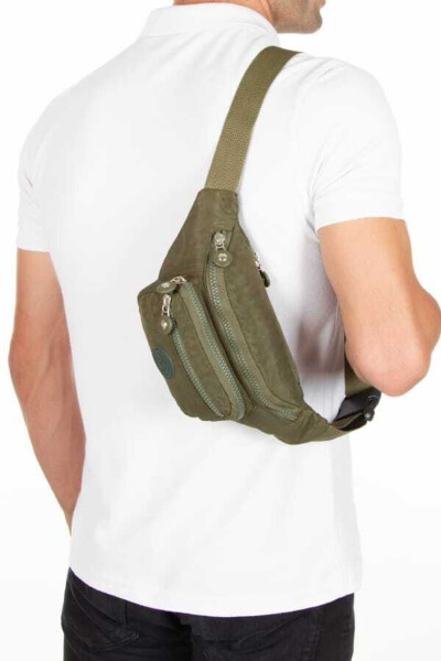 Yuppy Club Crinkled Crossbody Waist Shoulder and Sport Bag - 6