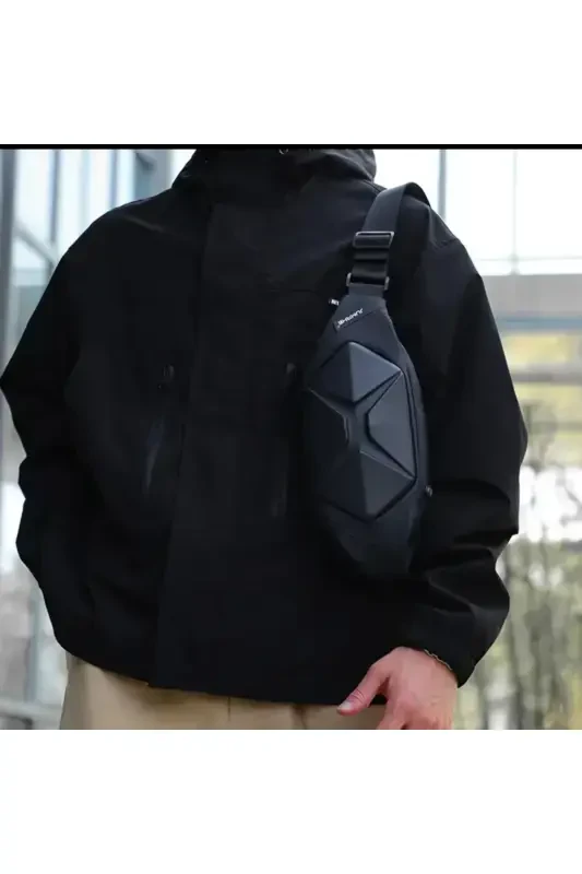 Yuppy Club Krinkıl Четырехместный через плечо Сумка для талии через плечо и спортивная сумка - черная ракушка - 2