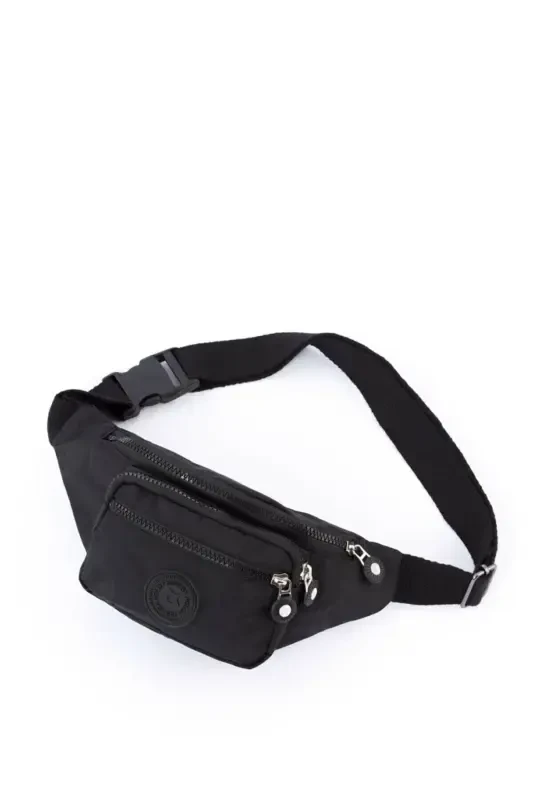 Yuppy Club Unisex Crinkle Crossbody Belt Shoulder And Sports Bag-black - 3