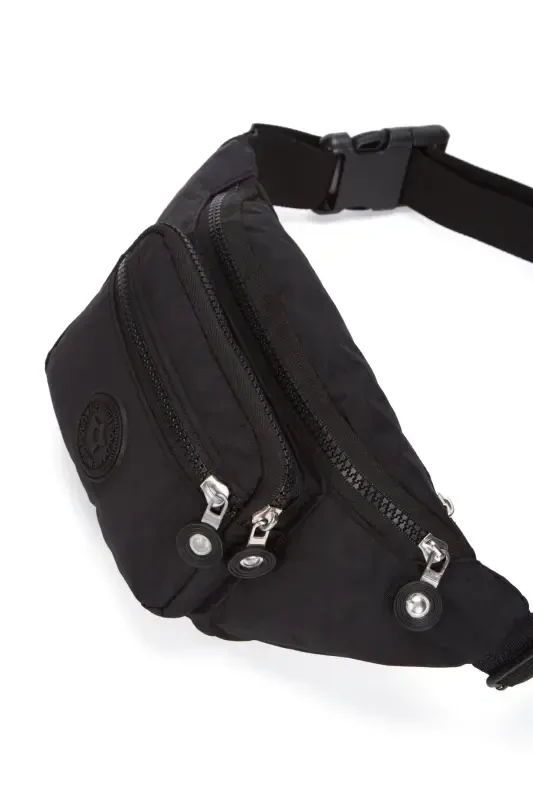 Yuppy Club Unisex Crinkle Crossbody Belt Shoulder And Sports Bag-black - 7