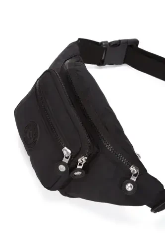 Yuppy Club Unisex Krinkıl Choras Askılı Bel Yelkasi Va Sport Sumkasi-qora - 7