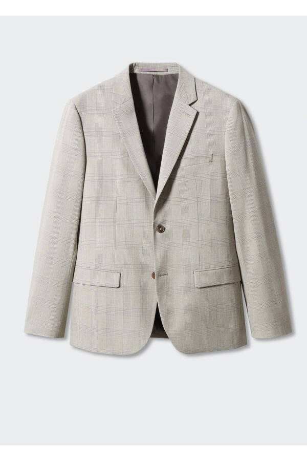 Yupqa eslatilgan naqshlangan blazer ko'ylagi - 3