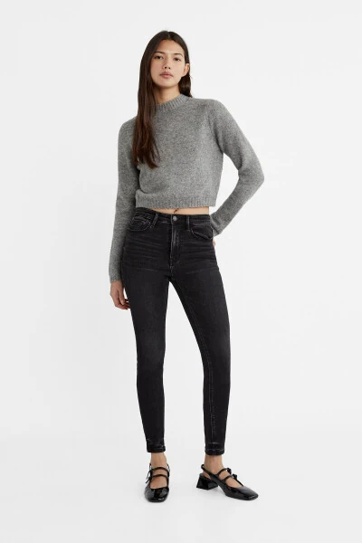Yuqori belli tor skinny jinsi - STRADIVARIUS