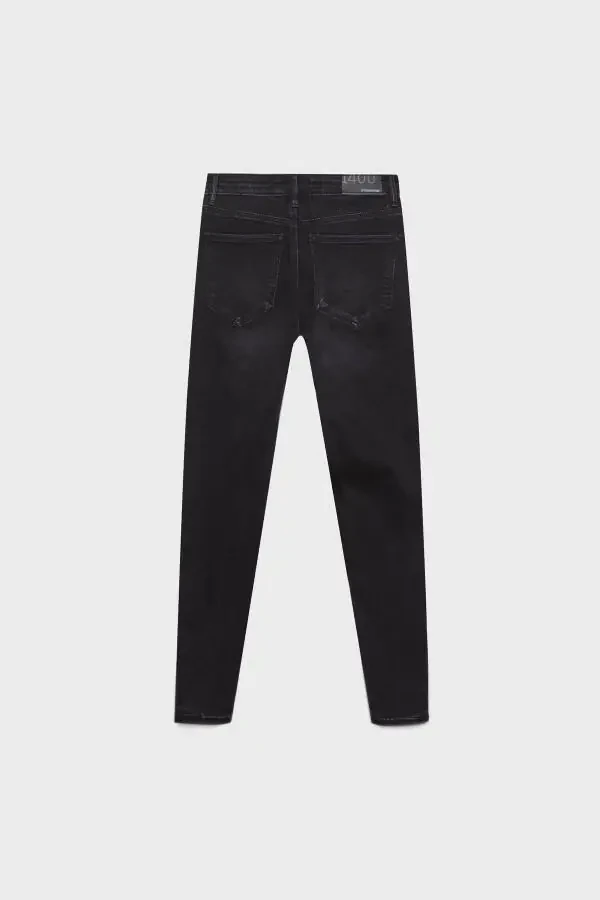 Yuqori belli tor skinny jinsi - 6