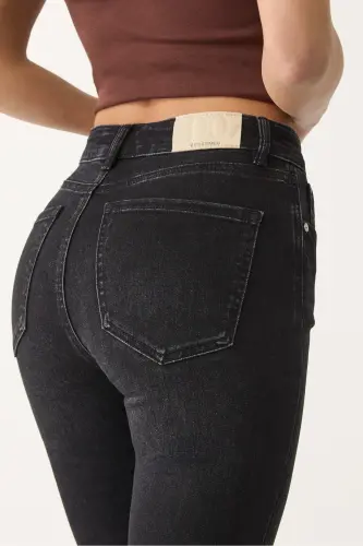 Yuqori belli tor skinny jinsi - 3