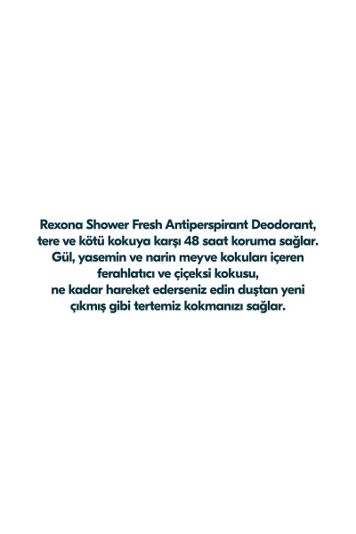 Yuqori himoya Ayollar uchun Roll-On Deodoranti Shower Fresh 72 soat uzluksiz himoya 50 ml X2 - 14