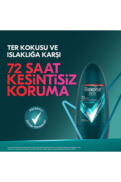 Yuqori himoyali erkaklar uchun Roll On dezodorant Xtra Cool 72 soat uzluksiz himoya 50 ml - 11