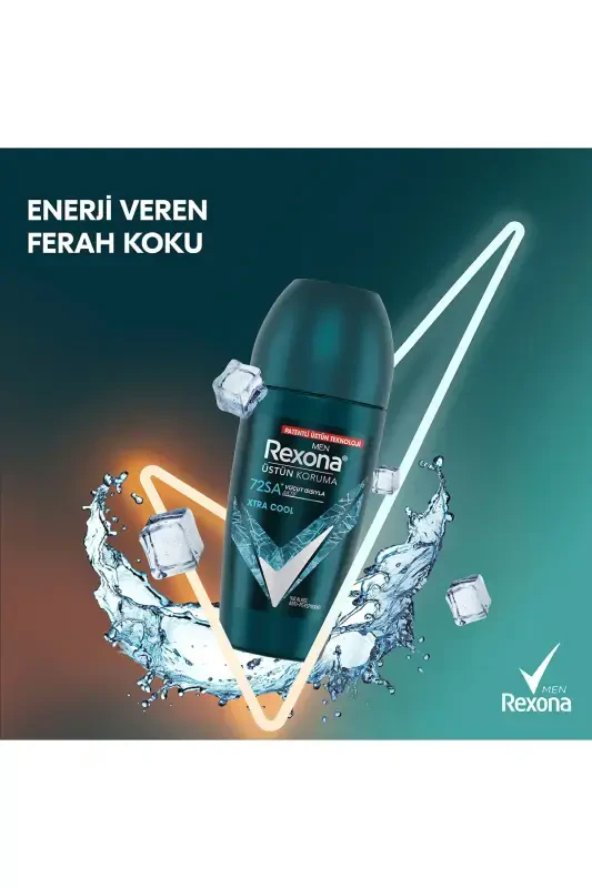 Yuqori himoyali erkaklar uchun Roll On dezodorant Xtra Cool 72 soat uzluksiz himoya 50 ml - 4