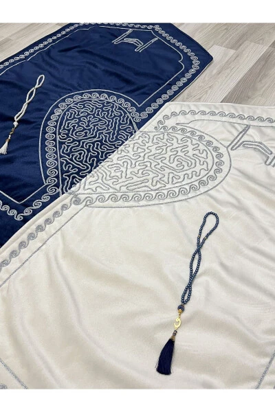 Yurakli namozlik, juftlik namozliklar, tespihli kelin-kuyov sovg'a to'plami, mahr to'yi to'plami - 6