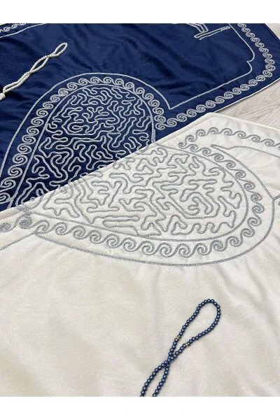 Yurakli namozlik, juftlik namozliklar, tespihli kelin-kuyov sovg'a to'plami, mahr to'yi to'plami - 8