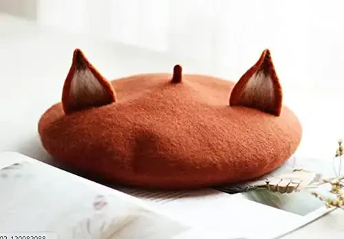 Yuri Japan Fruits Orange Peach Beret Cute Lolita Girl Hat Painter Cap Accessories for Women Gift - 7