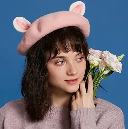 Yuri Japonya Meyveleri Portakal Şeftali Bere Sevimli Lolita Kız Şapka Ressam Şapkası Kadınlar için Aksesuarlar Hediye - 6