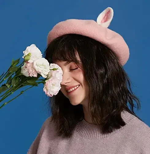 Yuri Japonya Meyveleri Portakal Şeftali Bere Sevimli Lolita Kız Şapka Ressam Şapkası Kadınlar için Aksesuarlar Hediye - 7