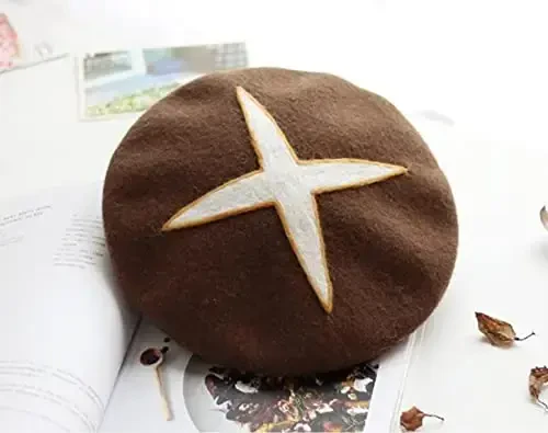 Yuri Japan Fruits Orange Peach Beret Cute Lolita Girl Hat Painter Cap Accessories for Women Gift - 3