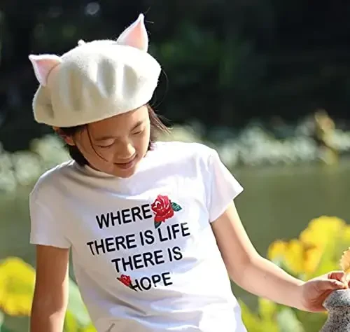 Yuri Japan Meyveleri Portakal Şeftali Bere Sevimli Lolita Kız Şapka Ressam Şapkası Kadınlar için Aksesuarlar Hediye - 3