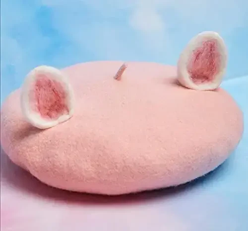 Yuri Japan Fruits Orange Peach Beret Cute Lolita Girl Hat Painter Cap Accessories for Women Gift - 5