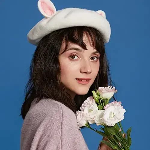 Yuri Japan Fruits Orange Peach Beret Cute Lolita Girl Hat Painter Cap Accessories for Women Gift - 7