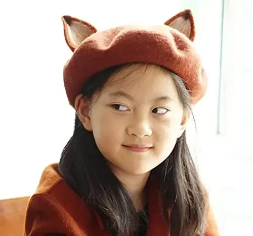 Yuri Japonya Meyveleri Portakal Şeftali Bere Şirin Lolita Kız Şapka Ressam Şapkası Kadınlar için Aksesuarlar Hediye - 4