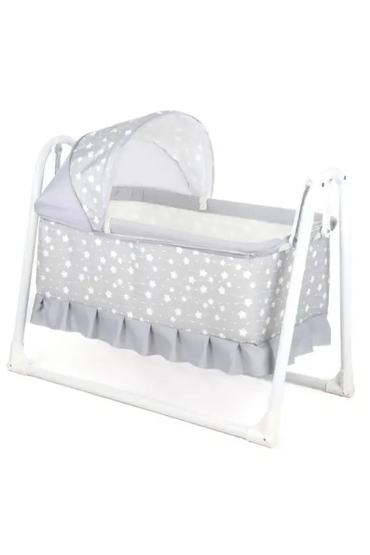 Yuvam Lüx Sepet Beşik Portatif Bebek Beşiği Sallanır Beşik-NoColor - TOMMYBABY