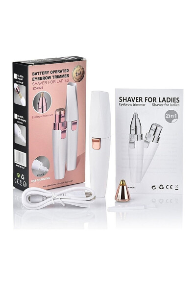 Yuz Qosh Epilator Soch Qosh Mo'y Soqish Asbob Epilatsiya Ustara - 11